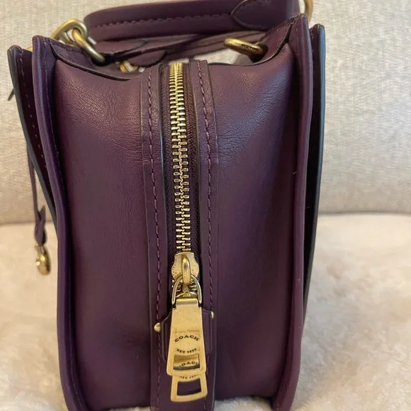 Coach 1941 Dreamer with Tattoo Feather Chelsea Champlain 36914 Plum - Picture 2 of 15